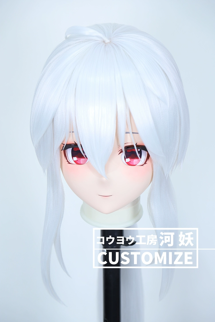二次元美少女　鍵つき全頭面　KIGURUMIマスク(C-181~C-190)　通気孔付　高品質樹脂製　サイズオーダーメイド　フルヘッド　アニメマスク　河妖工房製品　正規品保証　全国送料無料-12