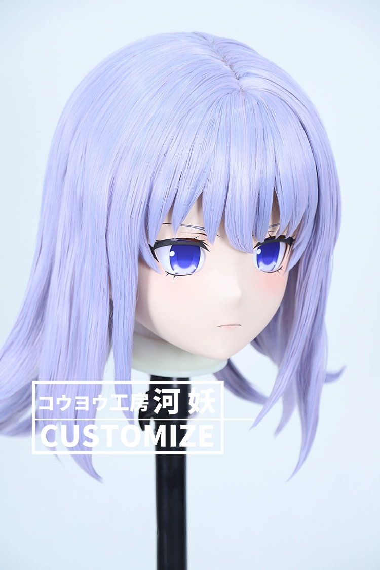 二次元美少女　鍵つき全頭面　KIGURUMIマスク(C-181~C-190)　通気孔付　高品質樹脂製　サイズオーダーメイド　フルヘッド　アニメマスク　河妖工房製品　正規品保証　全国送料無料-14