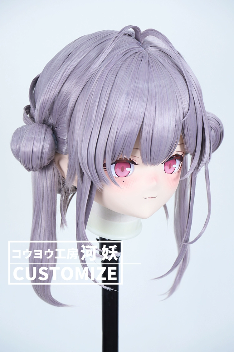 二次元美少女　鍵つき全頭面　KIGURUMIマスク(C-181~C-190)　通気孔付　高品質樹脂製　サイズオーダーメイド　フルヘッド　アニメマスク　河妖工房製品　正規品保証　全国送料無料-23
