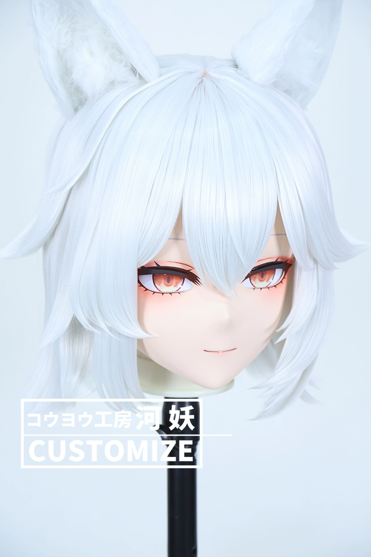 二次元美少女　鍵つき全頭面　KIGURUMIマスク(C-191~C-200)　通気孔付　高品質樹脂製　サイズオーダーメイド　フルヘッド　アニメマスク　河妖工房製品　正規品保証　全国送料無料-19