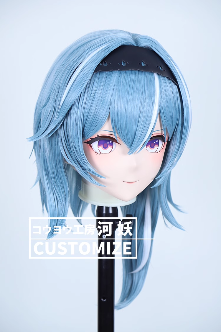 二次元美少女　鍵つき全頭面　KIGURUMIマスク(C-211~C-220)　通気孔付　高品質樹脂製　サイズオーダーメイド　フルヘッド　アニメマスク　河妖工房製品　正規品保証　全国送料無料-26