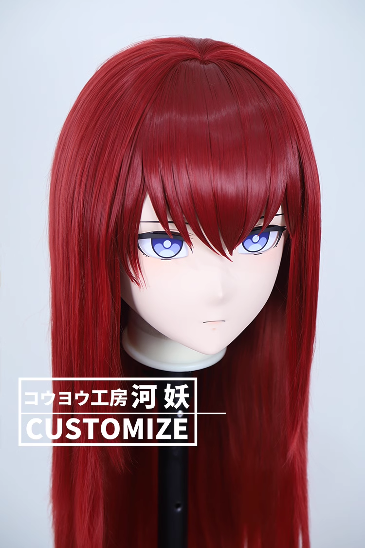二次元美少女　鍵つき全頭面　KIGURUMIマスク(C-231~C-240)　通気孔付　高品質樹脂製　サイズオーダーメイド　フルヘッド　アニメマスク　河妖工房製品　正規品保証　全国送料無料-11