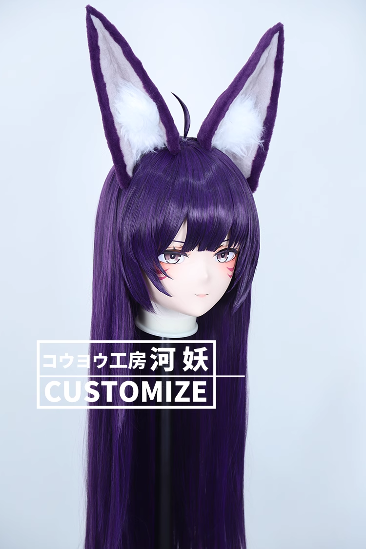 二次元美少女　鍵つき全頭面　KIGURUMIマスク(C-231~C-240)　通気孔付　高品質樹脂製　サイズオーダーメイド　フルヘッド　アニメマスク　河妖工房製品　正規品保証　全国送料無料-20