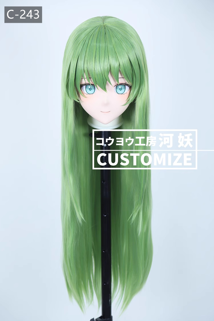 二次元美少女　鍵つき全頭面　KIGURUMIマスク(C-241~C-246)　通気孔付　高品質樹脂製　サイズオーダーメイド　フルヘッド　アニメマスク　河妖工房製品　正規品保証　全国送料無料-7