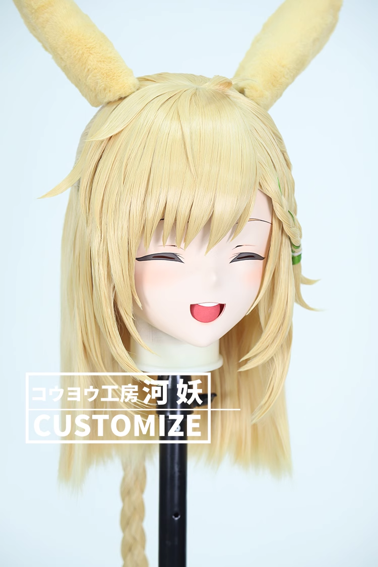 二次元美少女　鍵つき全頭面　KIGURUMIマスク(C-241~C-246)　通気孔付　高品質樹脂製　サイズオーダーメイド　フルヘッド　アニメマスク　河妖工房製品　正規品保証　全国送料無料-17