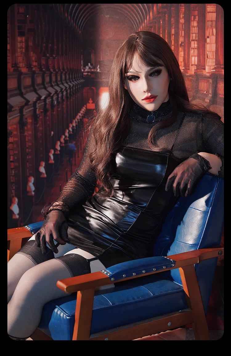 美人顔　漢娜ちゃん　高品質　フルヘッド／首付きマスク/シリコン充填胸付きのマスク　ノーマルメイク付き　フィット感のすごいフィメールマスク　正規品保証　全国送料無料-1