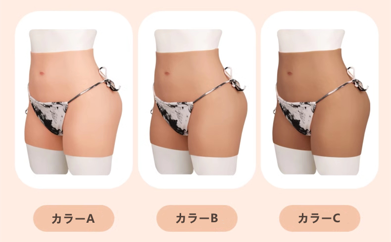 大人気　ハニカム構造　オープンクロッチ　三分丈/五分丈シリコン下着　豊股豊尻　補正下着　高品質医療用シリコン素材　良い通気性　ヒップアップショーツ　CD専用変装グッズ-10