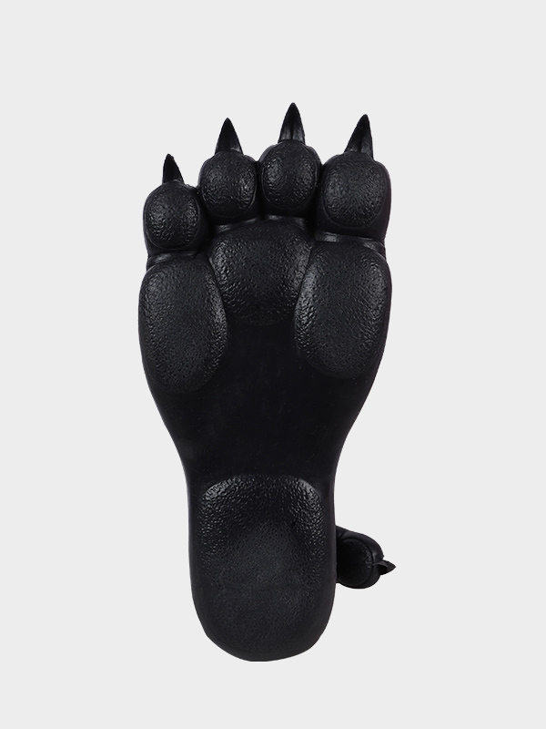 黒犬　獣人変身スーツ　シリコン製　犬のマスクA/B＆袖付き偽腹筋＆ロングパンツ＆手袋＆足袋11