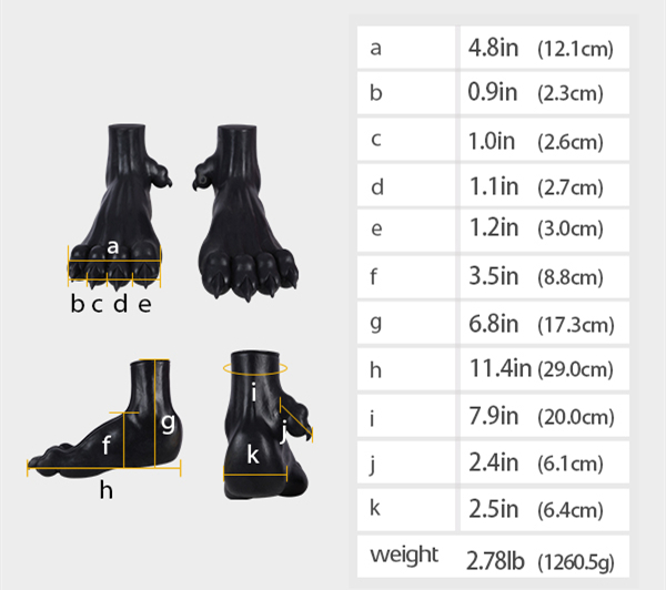 黒犬　獣人変身スーツ　シリコン製　犬のマスクA/B＆袖付き偽腹筋＆ロングパンツ＆手袋＆足袋17