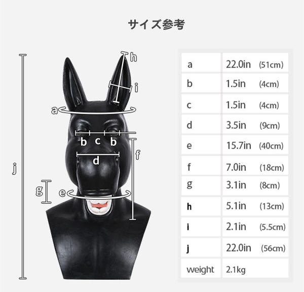 黒驢馬　獣人変身コスプレ　驢馬のマスク＆偽ビール腹＆ロングパンツ＆手袋＆足袋セット　面白い道具-12