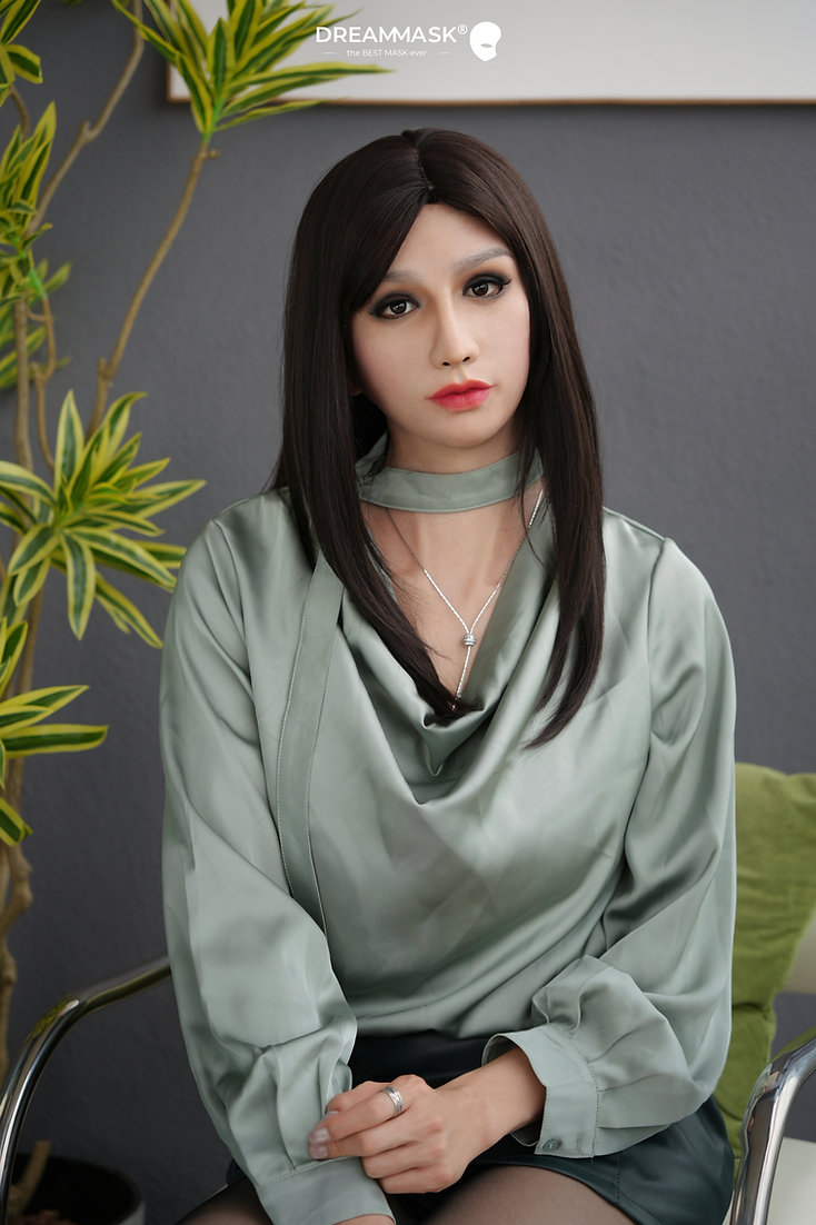 新品登場‼M26SR-瀾ちゃん（Doris）　特別版の医療用シリコン素材製　高品質フィメールマスク　欧米美人顔　C/Eカップ胸付き　植毛の眉毛　ノーマルメイク付き　フィット感のすごいフィメールマスク　Dreammask正規品保証　全国送料無料-2