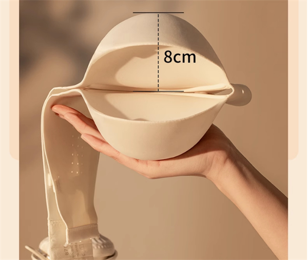 超厚手カップブラ　約8cm　Cカップ相当　プチバストさんのブラ　ノンワイヤー　女装変装用　通気性優れ　バストアップ-12