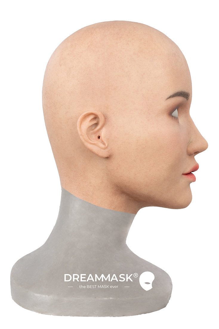 新品登場‼　DM01 - Cyndi　特別版の医療用シリコン素材製　高品質フィメールマスク　美人顔　フルヘッド　植毛の眉毛　ノーマルメイク付き　フィット感のすごいフィメールマスク　Dreammask正規品保証　全国送料無料-5