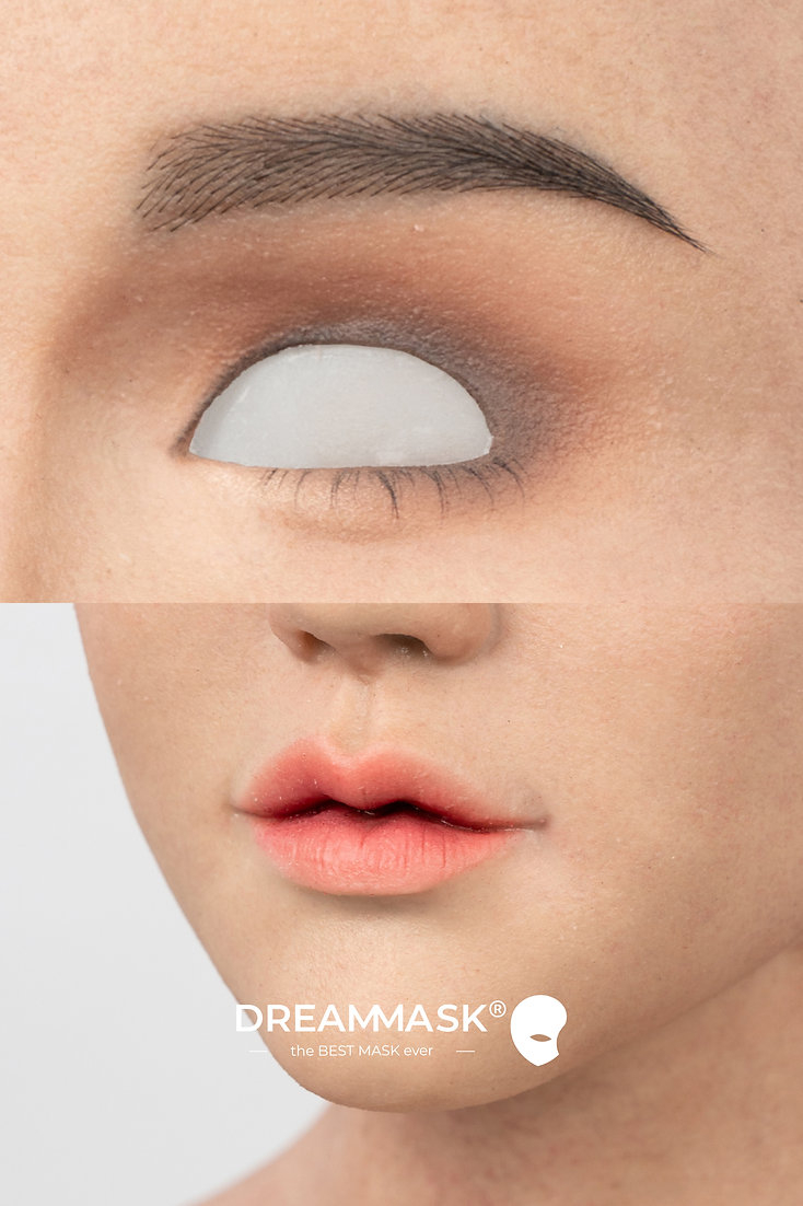 新品登場‼　DM01 - Cyndi　特別版の医療用シリコン素材製　高品質フィメールマスク　美人顔　フルヘッド　植毛の眉毛　ノーマルメイク付き　フィット感のすごいフィメールマスク　Dreammask正規品保証　全国送料無料-6