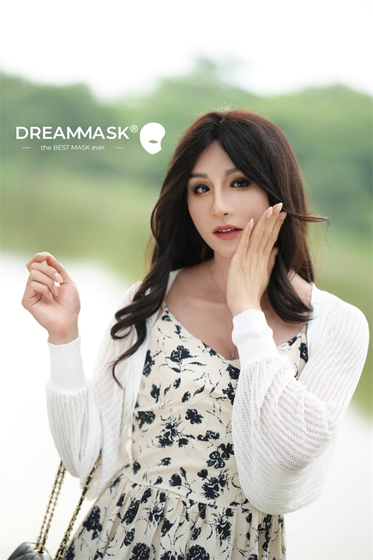 新品登場‼M26SR-瀾ちゃん（Doris）　特別版の医療用シリコン素材製　高品質フィメールマスク　欧米美人顔　C/Eカップ胸付き　植毛の眉毛　ノーマルメイク付き　フィット感のすごいフィメールマスク　Dreammask正規品保証　全国送料無料-17