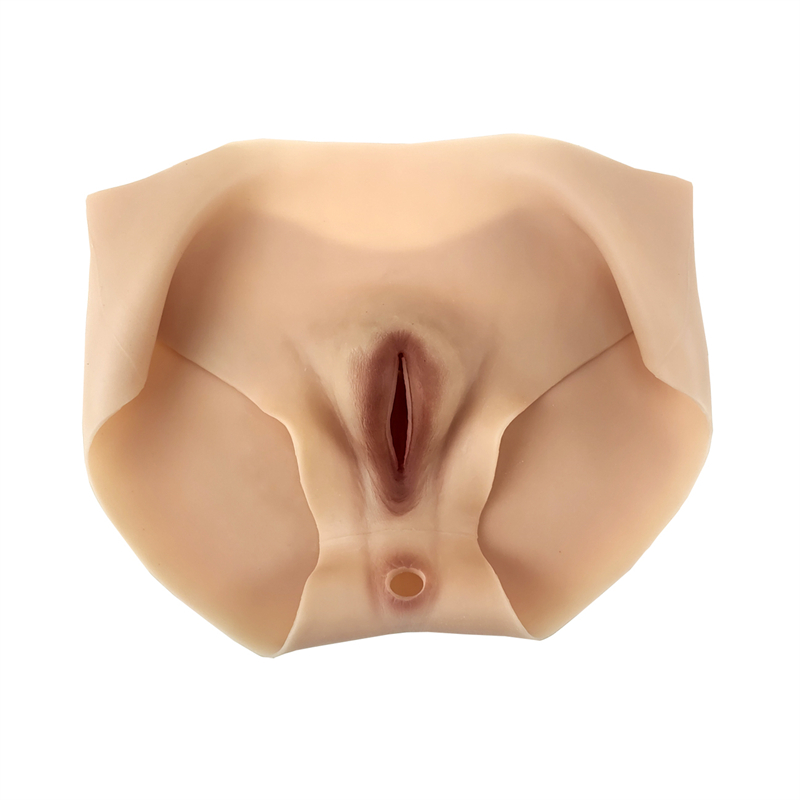 新品登場　三角式　シリコンパンツ　超柔らかい女性器　大陰唇と小陰唇のセパレート　分離した小陰唇　ヒップアップ　美尻　男の娘　超リアル　女装性転換用品-14