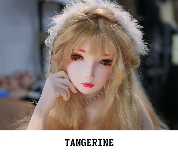 超可愛い　高品質着ぐるみマスク　曇“Tangerine”　半面／全頭マスク　CDCOSER通販　正規品保証　全国送料無料-1