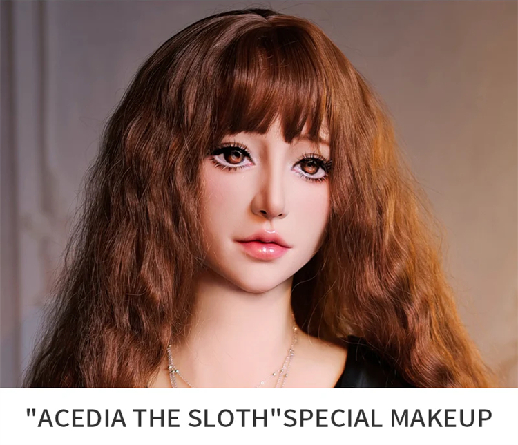 「七つの大罪」”Acedia The Sloth”フィメールマスク　美人顔　ノーマル/スペシャルメイク付き　後ろ紐付き全頭マスク　瞳付　頭回り56-61cm　超リアル　正規品保証　CDCOSER通販　全国送料無料-16