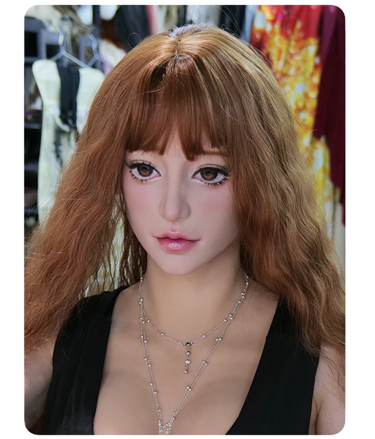 「七つの大罪」”Acedia The Sloth”フィメールマスク　美人顔　ノーマル/スペシャルメイク付き　後ろ紐付き全頭マスク　瞳付　頭回り56-61cm　超リアル　正規品保証　CDCOSER通販　全国送料無料-23