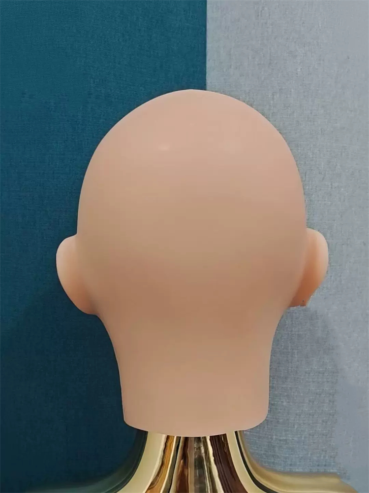 全頭フィメールマスク「丹」　メイク付き　頭周り57cm~62cm　シリコン素材製　女装変装用フェイスマスク-3