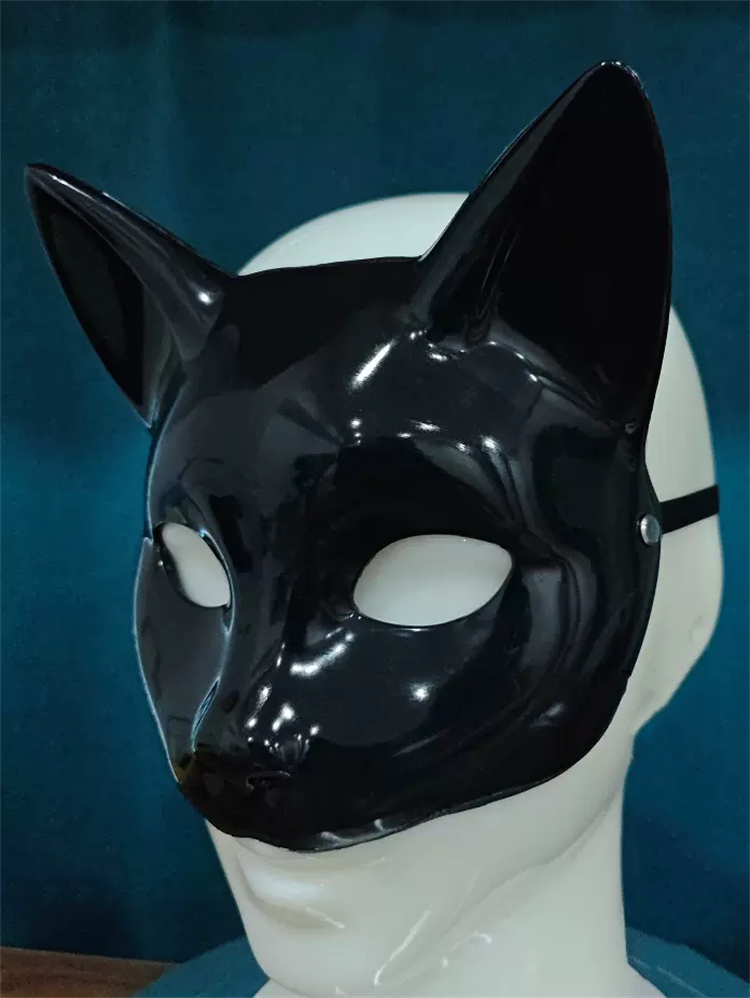 猫顔　ハーフマスク　シリコン素材製　頭周り55cm~59cm-2