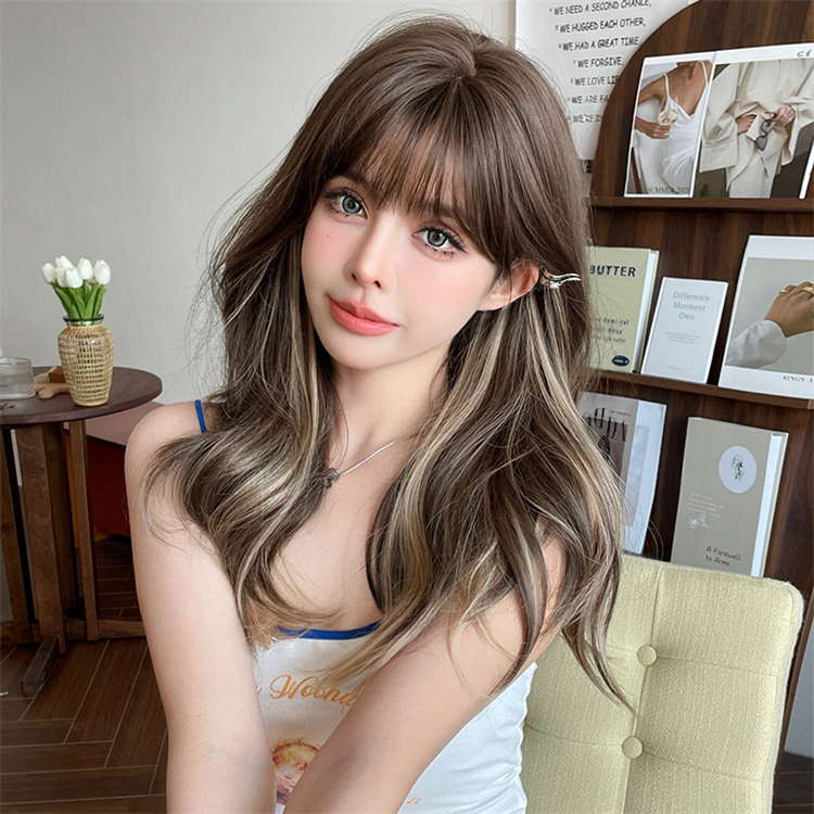 可愛いカラーウィッグ ロングかつら フルウィッグ 簡単着用 長さ55cm 人工頭皮 耐熱 ネット付き 通気性が抜群 違和感がないウィッグ 男の娘 女装体験用カツラ お勧め-4 可愛いカラーウィッグ ロングかつら フルウィッグ 簡単着用 長さ55cm 人工頭皮 耐熱 ネット付き 通気性が抜群 違和感がないウィッグ 男の娘 女装体験用カツラ お勧め-4