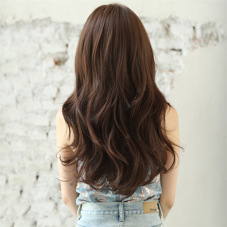 真ん中分け カーリーヘアー 大人可愛いフルウィッグ 長さ58cm 人工頭皮 小顔 ロングかつら ヘアネット付き 普段使い 女装体験用カツラ-4 真ん中分け カーリーヘアー 大人可愛いフルウィッグ 長さ58cm 人工頭皮 小顔 ロングかつら ヘアネット付き 普段使い 女装体験用カツラ-4
