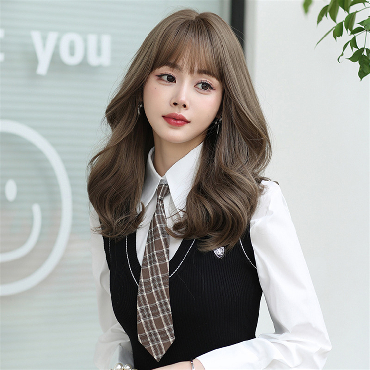 亜麻色 ロングかつら カール 大人可愛いフルウィッグ 長さ45cm 人工頭皮 小顔 ロングかつら ヘアネット付き 普段使い 女装体験用カツラ-3 亜麻色 ロングかつら カール 大人可愛いフルウィッグ 長さ45cm 人工頭皮 小顔 ロングかつら ヘアネット付き 普段使い 女装体験用カツラ-3