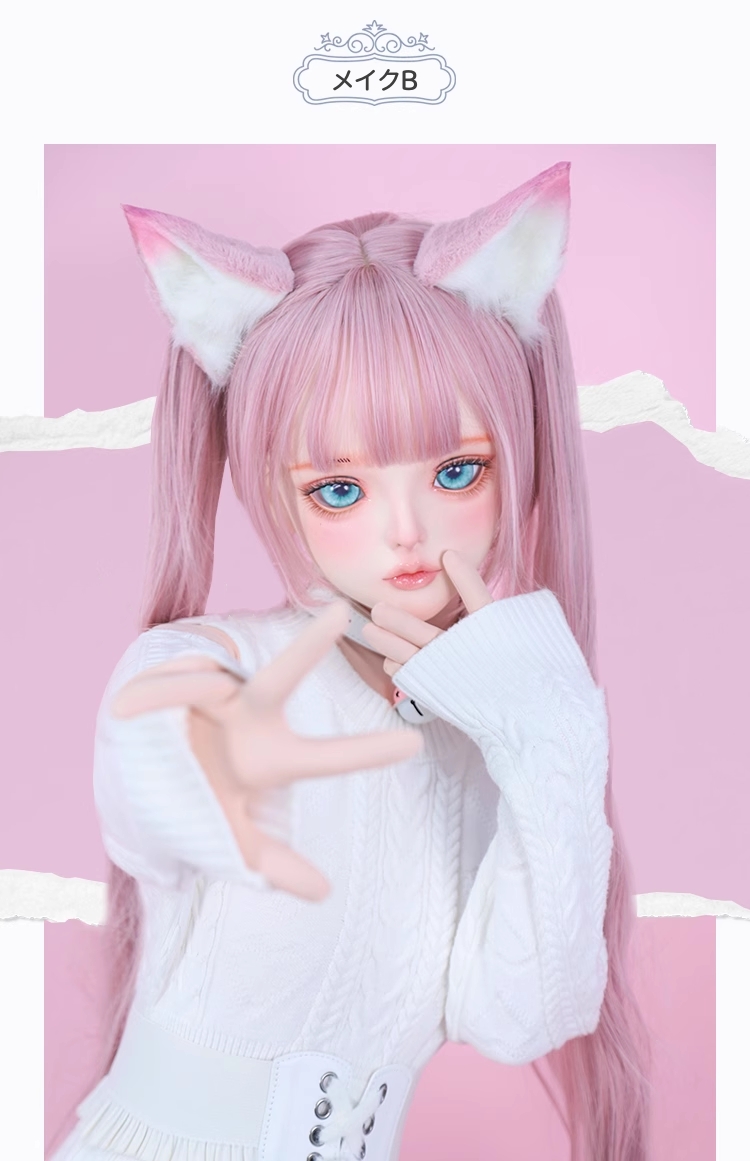 美少女「千緒」　可愛いフィメールドールマスク　樹脂製　メイク付き　ハーフマスク　KIGURUMIMASK　正規品保証　CDCOSER通販　全国送料無料-7
