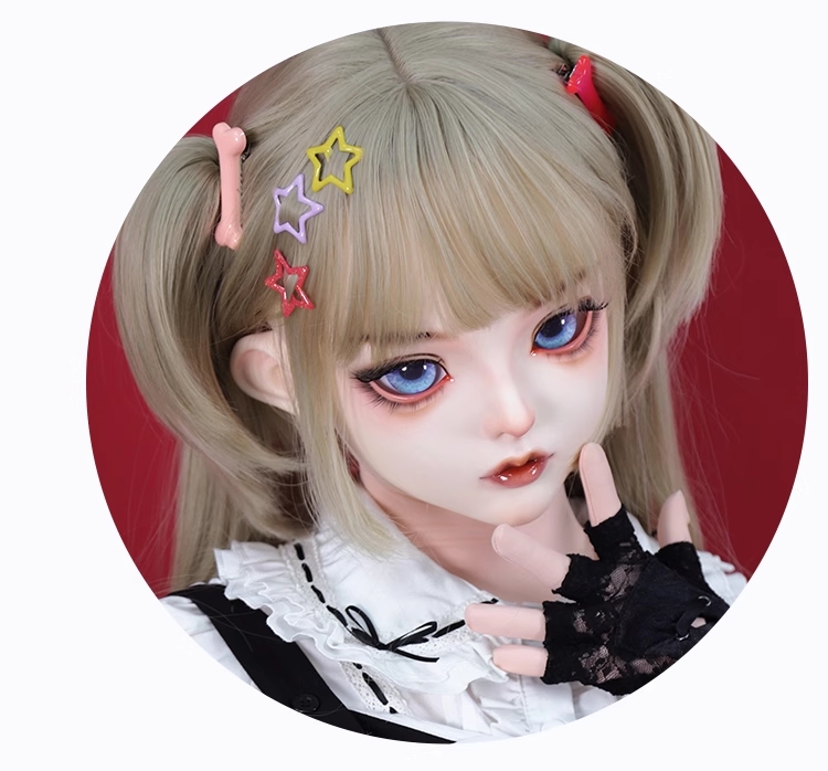 美少女「千緒」　可愛いフィメールドールマスク　樹脂製　メイク付き　ハーフマスク　KIGURUMIMASK　正規品保証　CDCOSER通販　全国送料無料-12