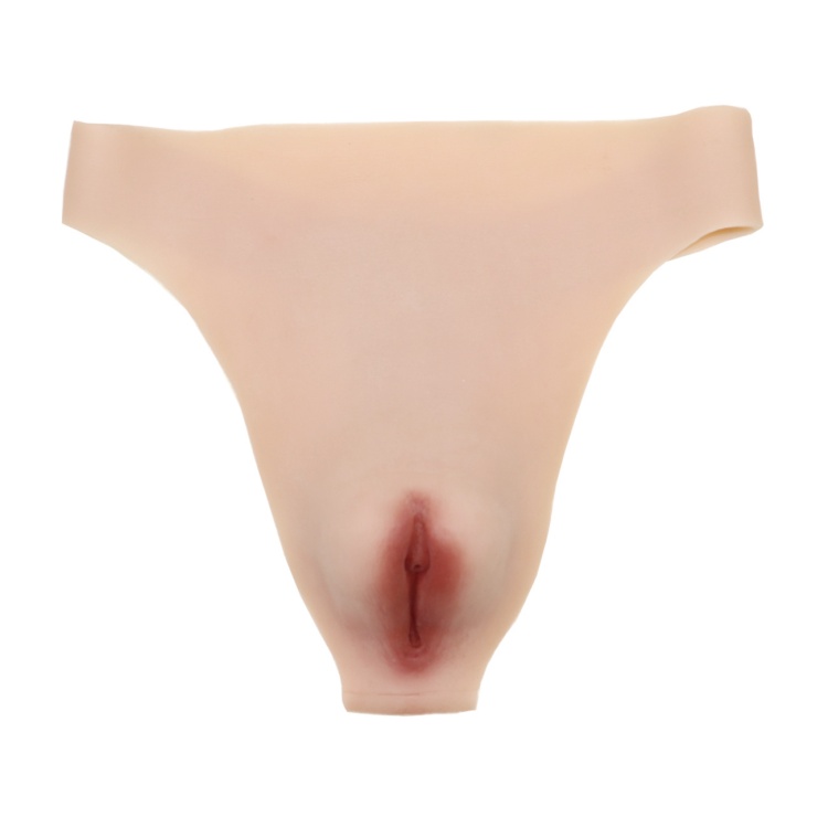 Tバック式　大陰唇と小陰唇のセパレート　超柔らかい女性器　シリコン変装下着　導尿＆セックス可能　男の娘　偽膣　女装用品-9