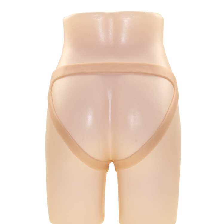 Tバック式　シリコン変装下着　収まりが良い性転換パンツ　リアルな女性器　導尿＆セックス一体型　男の娘　女装用品-7