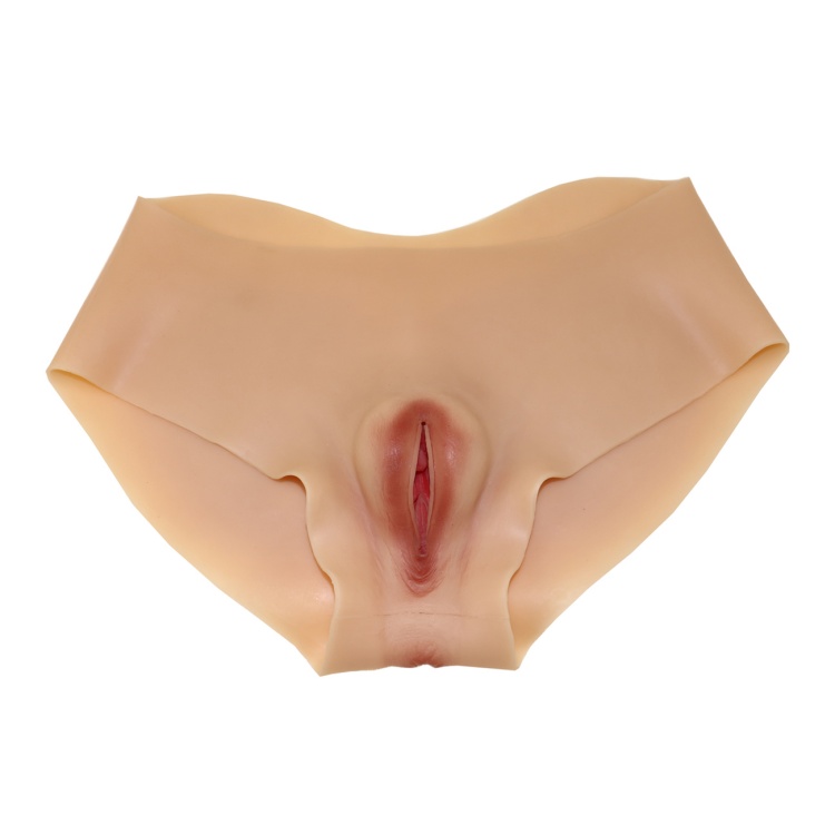 三角式シリコンパンツ　超柔らかい女性器　ヒップアップ1.2cm　大陰唇と小陰唇のセパレート　分離した小陰唇　美尻　導尿＆セックス一体型　大人気女装用品-3