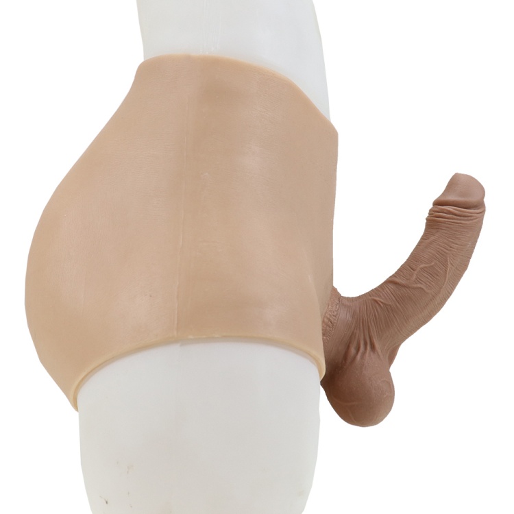 女性用ディルド付きパンツ　柔らかいシリコン素材制　変装用偽陰茎-7