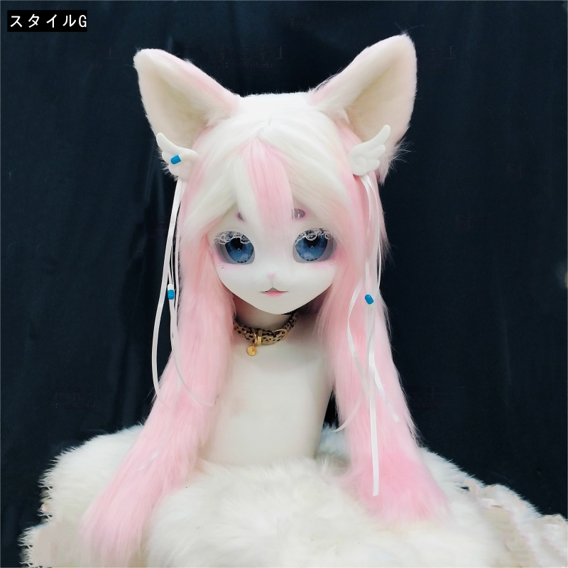 動物  フルヘッドキグルミマスク　ケモノ着ぐるみ　頭周り60cm以下調節可能　22種類のスタイルから選べる！　アニマル　キグルミ　コスプレ　パーティー グッズ　イベント用品-7