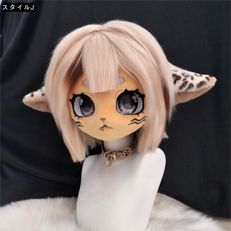 動物  フルヘッドキグルミマスク　ケモノ着ぐるみ　頭周り60cm以下調節可能　22種類のスタイルから選べる！　アニマル　キグルミ　コスプレ　パーティー グッズ　イベント用品-10