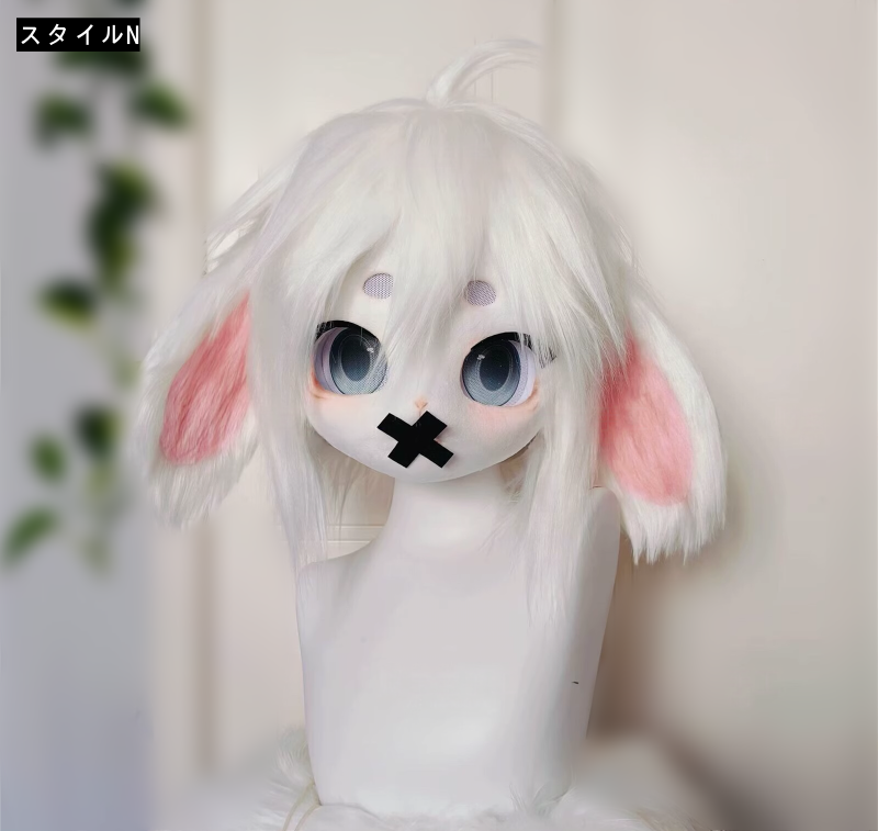 動物  フルヘッドキグルミマスク　ケモノ着ぐるみ　頭周り60cm以下調節可能　22種類のスタイルから選べる！　アニマル　キグルミ　コスプレ　パーティー グッズ　イベント用品-14