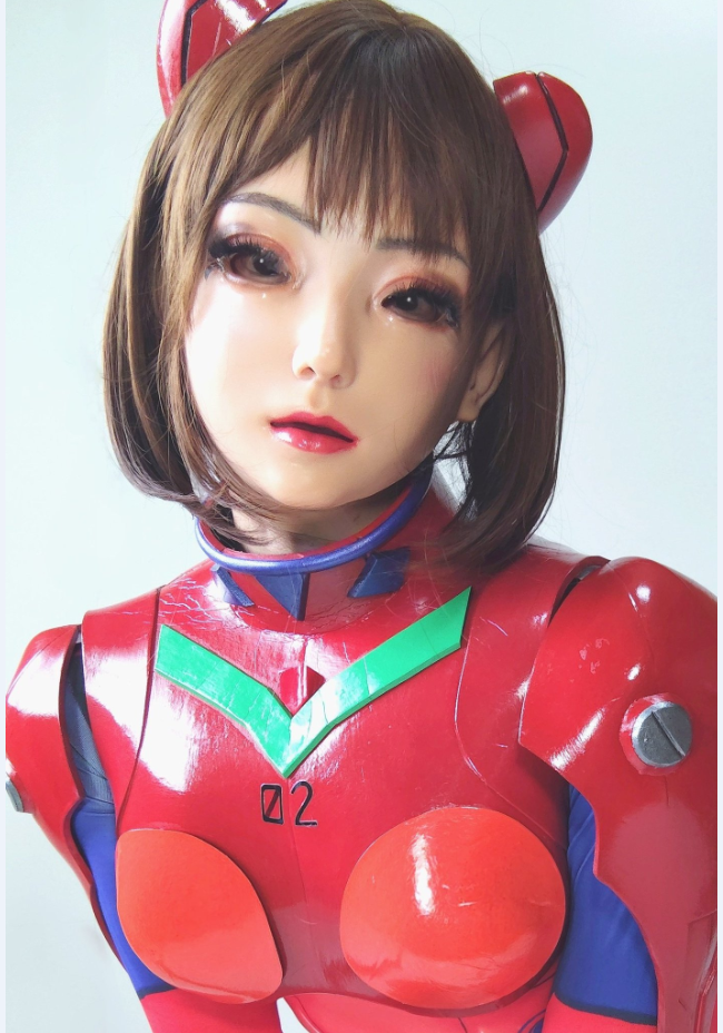 「時間限定激安特価」Emily 美人マスク 可愛い  Female Mask メイク付き  手触り良い-9