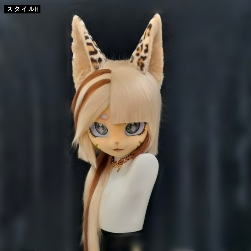 動物  フルヘッドキグルミマスク　ケモノ着ぐるみ　頭周り60cm以下調節可能　22種類のスタイルから選べる！　アニマル　キグルミ　コスプレ　パーティー グッズ　イベント用品-8
