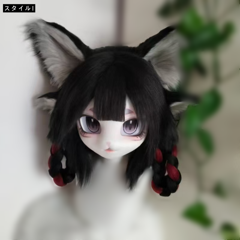 動物  フルヘッドキグルミマスク　ケモノ着ぐるみ　頭周り60cm以下調節可能　22種類のスタイルから選べる！　アニマル　キグルミ　コスプレ　パーティー グッズ　イベント用品-9