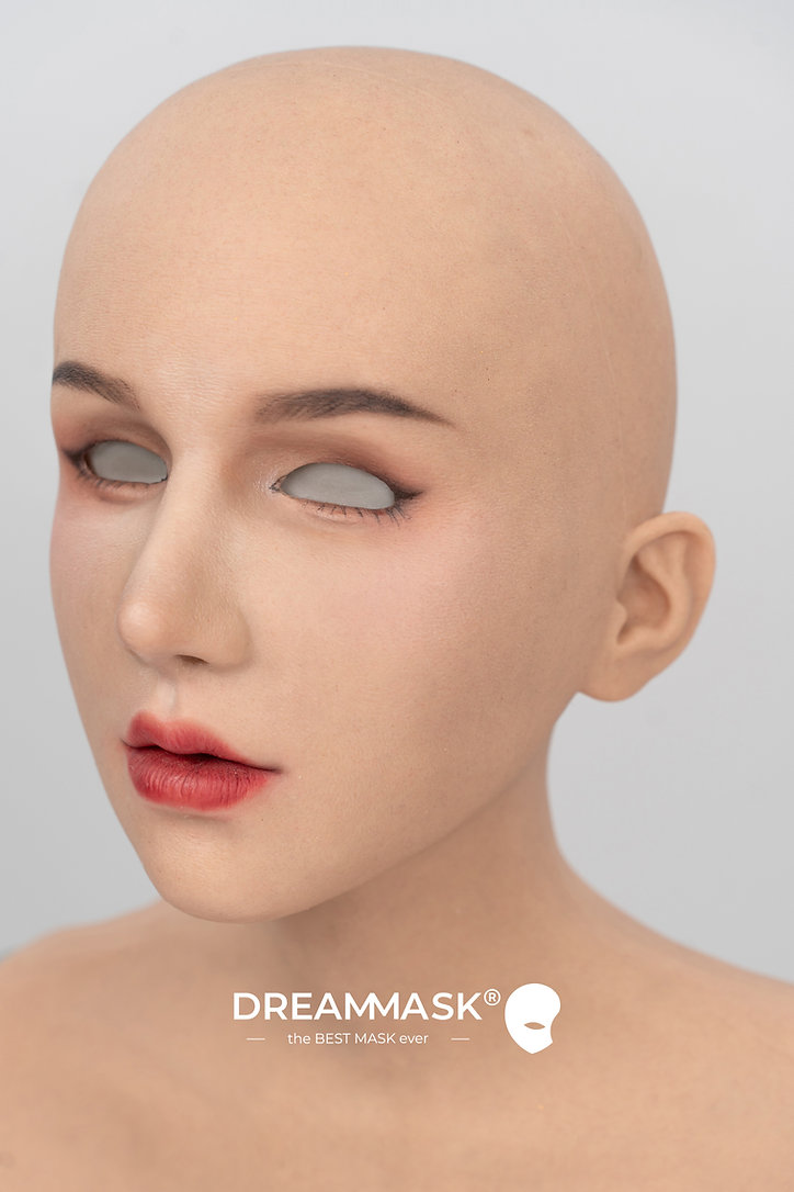 高品質　M30「妍」　普通版／PLUS＋版／特別版の医療用シリコン素材製　美人顔　フィメールマスク　フルヘッド　植毛の眉毛　ノーマルメイク付き　超リアル　フィット感のすごいフィメールマスク　正規品保証　全国送料無料-8