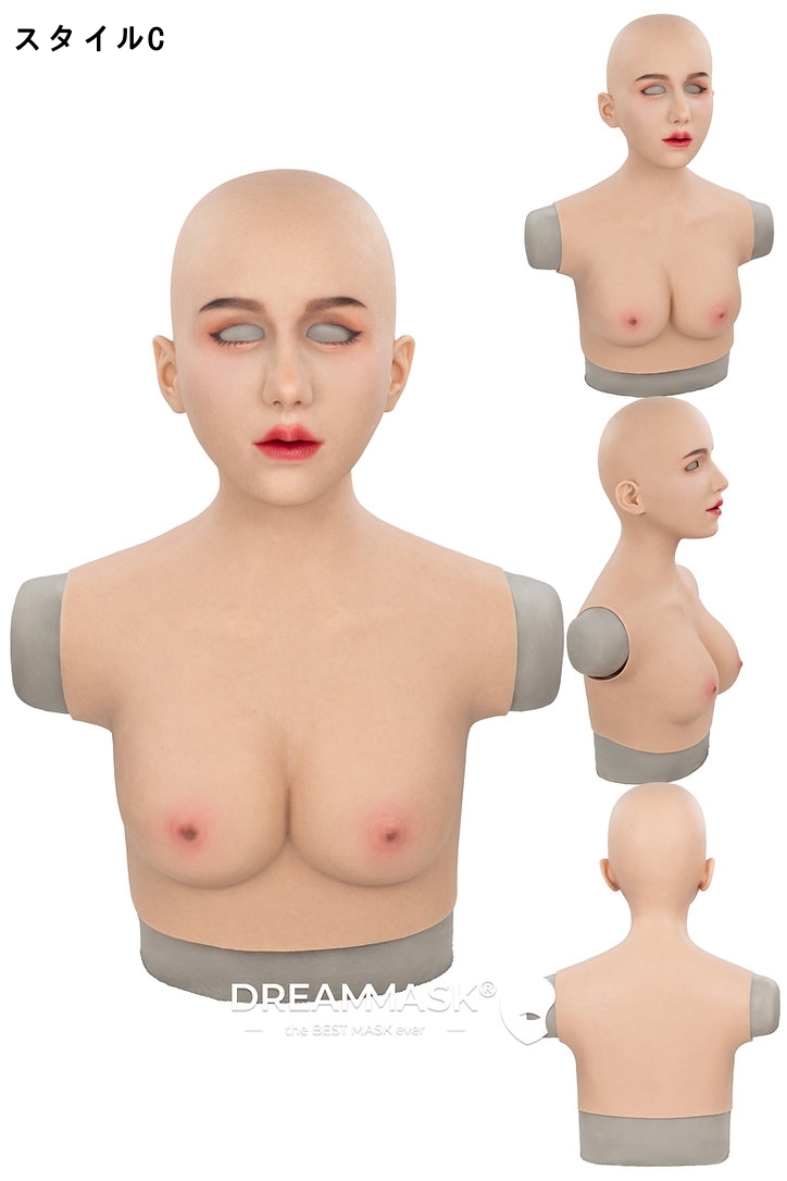 高品質　M30「妍」　普通版／PLUS＋版／特別版の医療用シリコン素材製　美人顔　フィメールマスク　フルヘッド　植毛の眉毛　ノーマルメイク付き　超リアル　フィット感のすごいフィメールマスク　正規品保証　全国送料無料-14