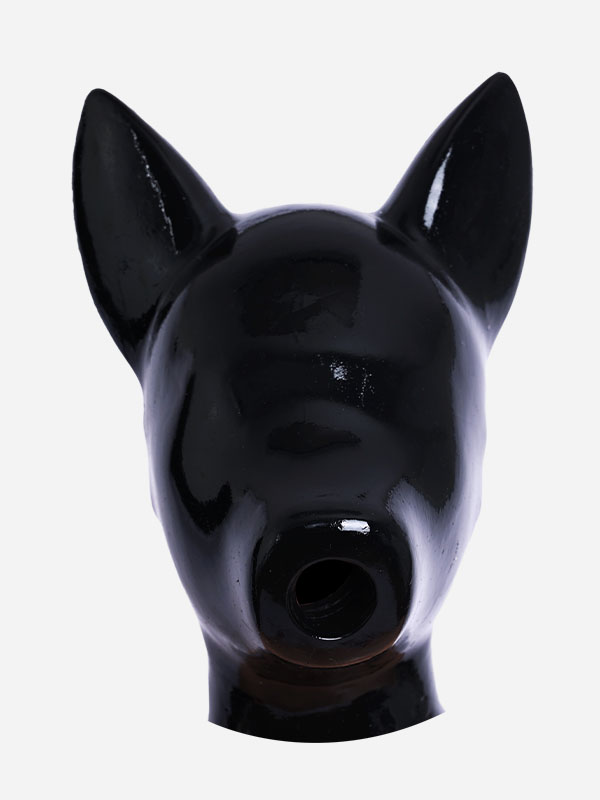 犬マスク　ピカピカシリコン素材製　男女兼用　動物変装グッズ-11