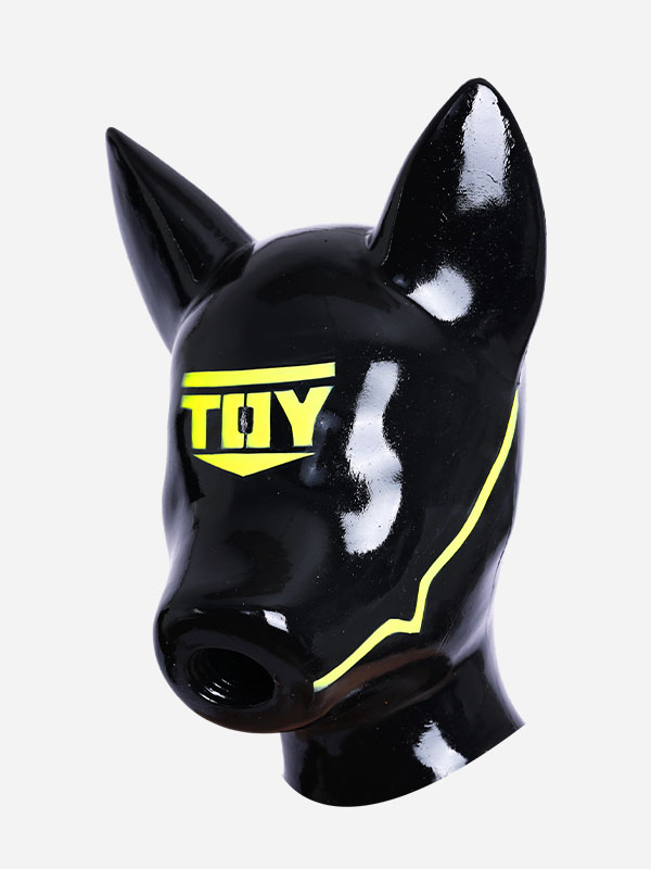 犬マスク　ピカピカシリコン素材製　短い／長い耳　男女兼用　動物変装グッズ-11