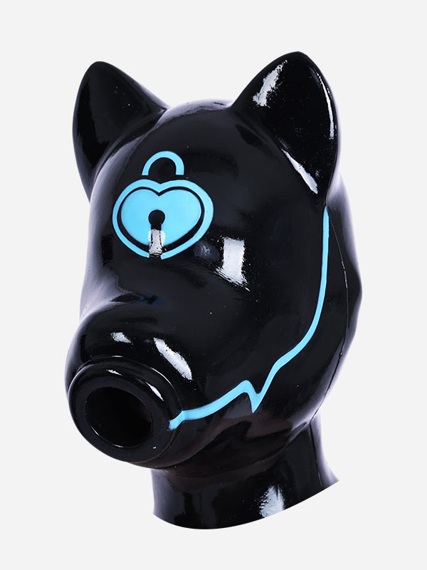 犬マスク　ピカピカシリコン素材製　短い／長い耳　男女兼用　動物変装グッズ-7