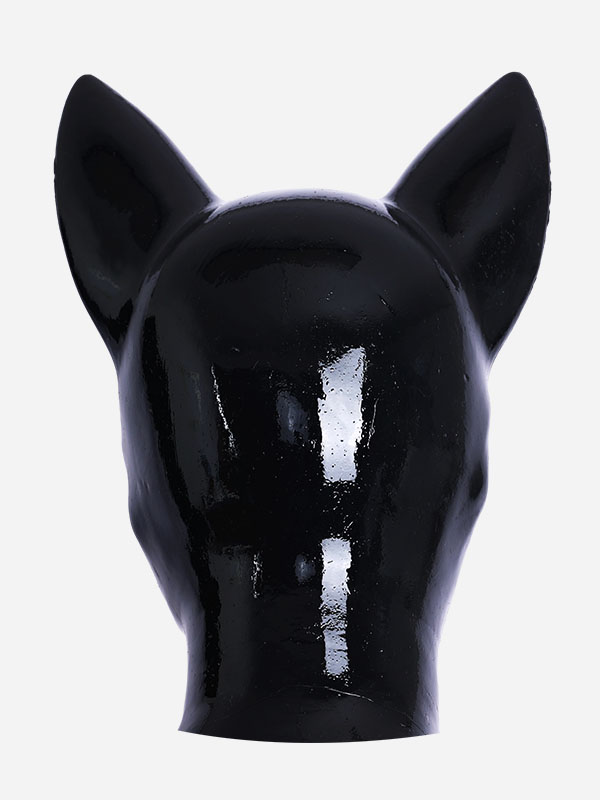 犬マスク　ピカピカシリコン素材製　短い／長い耳　男女兼用　動物変装グッズ-14