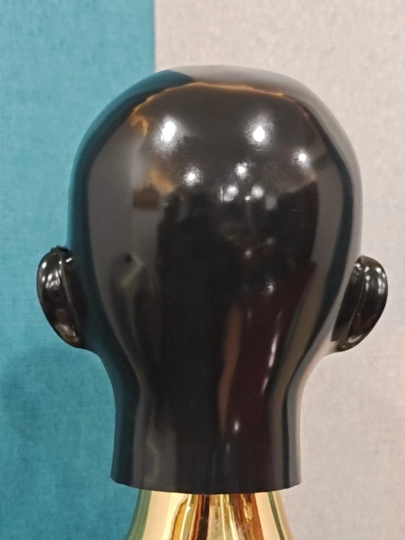 シリコン製マスク　全頭フェイススキン　口部分は女性器模様　ブラック/レッド/ホワイト/ピンク四色選択可能　男女兼用-9