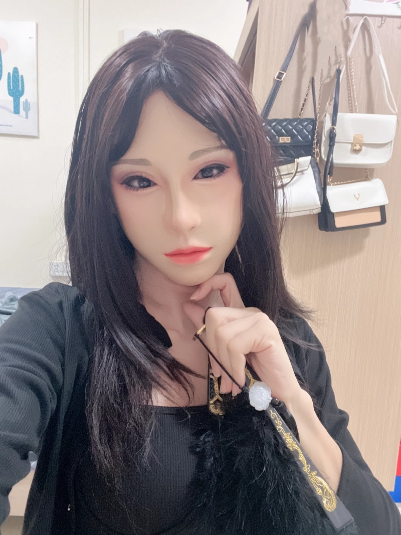 美人顔　「幕雪」　フルヘッド　シリコン制フィメールマスク　ノーマルメイク付き　瞳無し　女装グッズ　正規品保証　全国送料無料-2