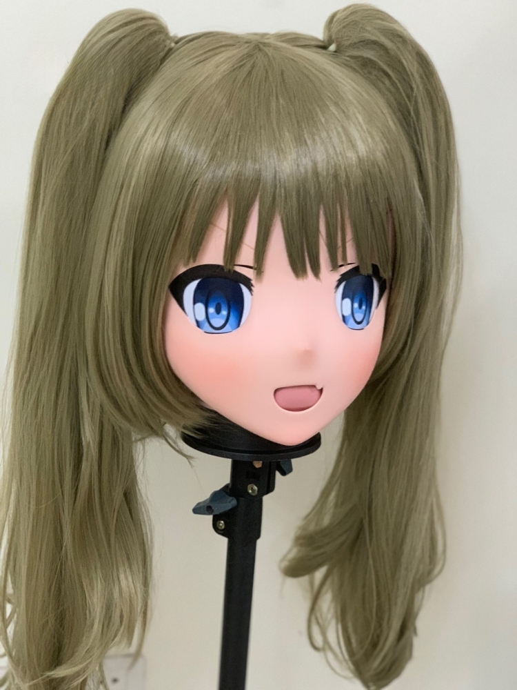 高品質樹脂製　着ぐるみマスク(KG-001~KG-010)　ハーフマスク／全頭マスク　ウィッグ付き　サイズオーダーメイド　キャラクターオーダーメイド受付中　全国送料無料-2