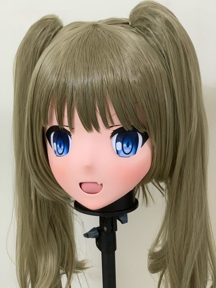 高品質樹脂製　着ぐるみマスク(KG-001~KG-010)　ハーフマスク／全頭マスク　ウィッグ付き　サイズオーダーメイド　キャラクターオーダーメイド受付中　全国送料無料-3